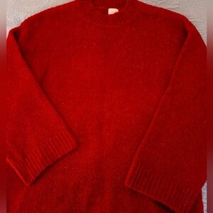H&M Vibrant Red Crewneck Sweater - Size XS